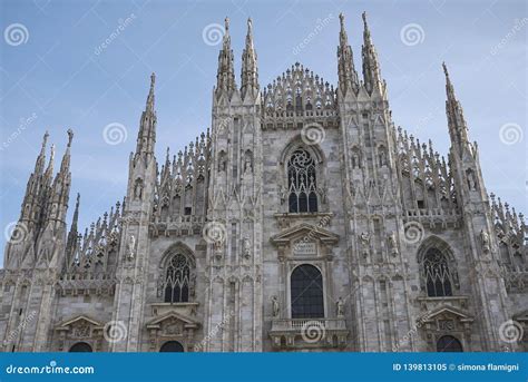 View of Milan Duomo stock image. Image of european, history - 139813105