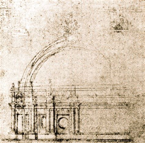 Michelangelo's sketch for the dome of St Peter's in Rome | Michelangelo, Architecture sketch ...