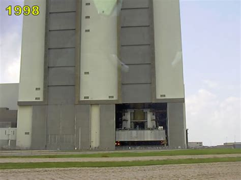 A look at a shuttle orbiter inside the VAB - Part of the Up-Close Tour ...