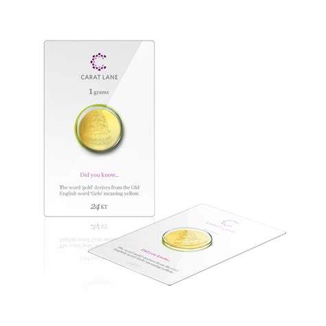 Buy 1g, 24Kt Lakshmi Gold Coin Online | CaratLane