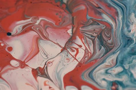 Red and White Abstract Painting · Free Stock Photo