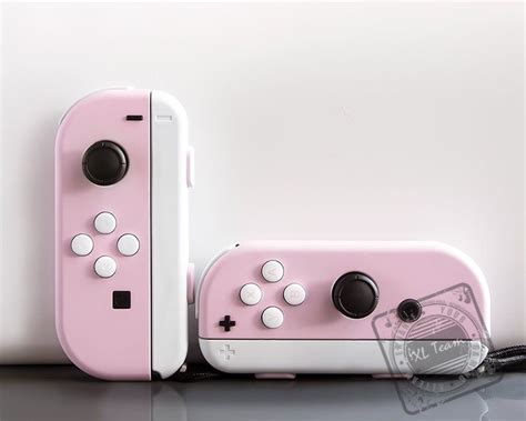 Custom Pastel Pink Nintendo Switch Joy-Con JoyCon Controllers ...