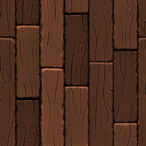 ArtStation - Stylized Wood Plank Texture