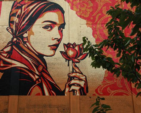 Shepard Fairey Street Art Stencil