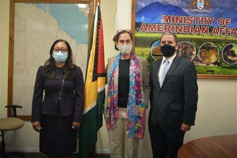 Minister of Amerindian Affairs receives Courtesy Call from newly-appointed UN Resident ...