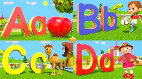 ABC Phonics Song For Children | Learn Colors & Shapes