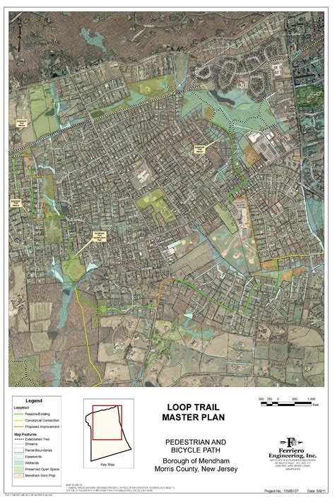 Trail Map - Mendham Borough