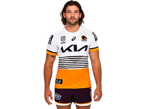 BRISBANE BRONCOS REPLICA AWAY JERSEY | Men | Brilliant White | Mens NRL ...