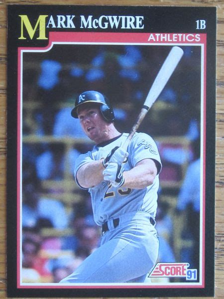 74 best images about Mark McGwire #39 MLB on Pinterest | Jose canseco, Baseball cards and Superstar