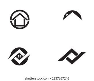 Home Logo Black Vector Stock Vector (Royalty Free) 1237657246 ...