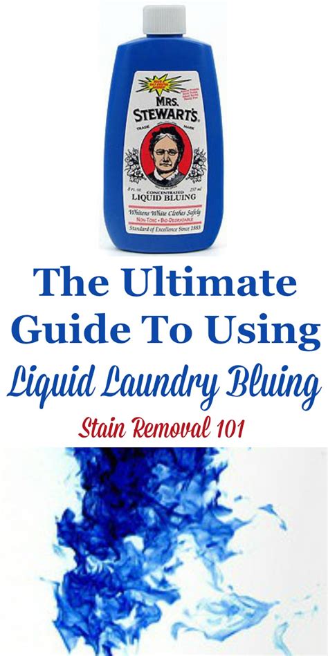 Liquid Laundry Bluing: The Ultimate Guide