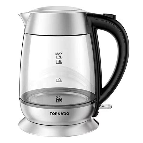 Tornado Glass Kettle TKG-2217SB 1.7L 2200W