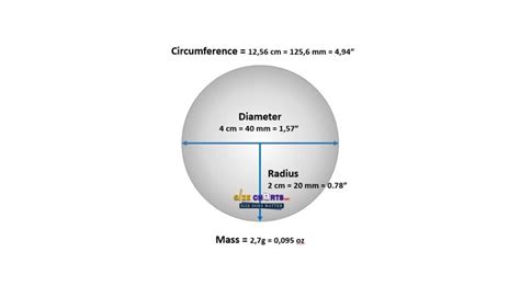 Table Tennis Ball Measurements & Weights