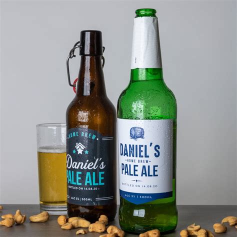 Personalised Home Brew Beer Bottle Labels By Able Labels