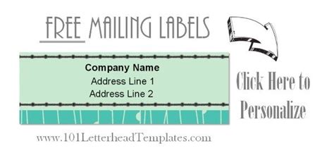 Free Mailing Labels