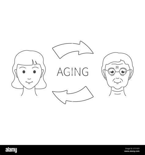 Anti-age facelift treatment result of botox injection illustration Stock Vector Image & Art - Alamy