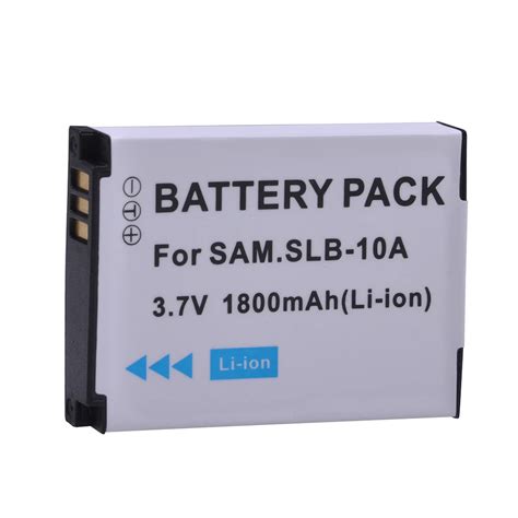 1PC SLB 10A SLB10A Camera Battery for Samsung WB250F, EX2F, WB200F ...