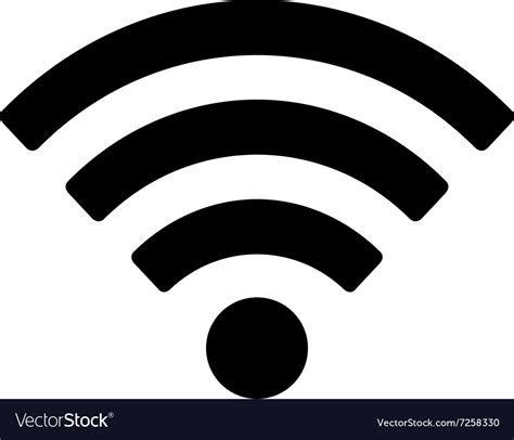 Wifi icon Royalty Free Vector Image - VectorStock