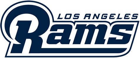 Los Angeles Rams Wordmark Logo - National Football League (NFL) - Chris ...