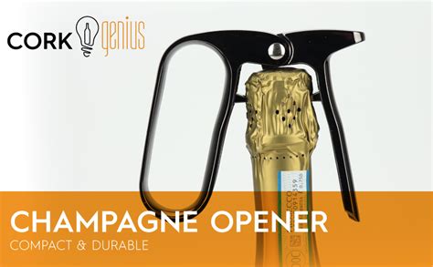 Amazon.com: Cork Genius Champagne Opener, Easy to Use Cork Puller with ...