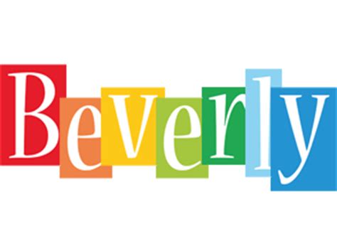 Beverly Logo | Name Logo Generator - Smoothie, Summer, Birthday, Kiddo, Colors Style