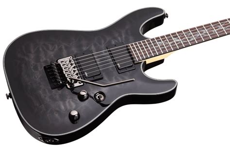 Schecter Damien Special Electric Guitar with Floyd Rose Tremolo, Black