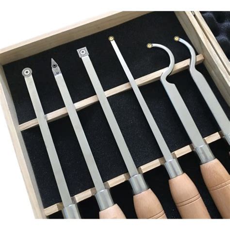 Item# LS06 Premium Carbide Tipped Woodturning Tool Set - Chansen ...