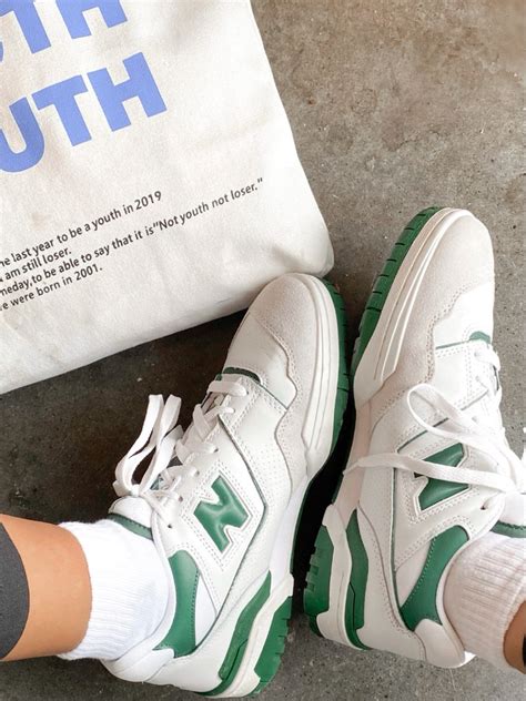 New balance 550 Green Outfit, New Balance Sneaker, Inspo, Sneakers ...