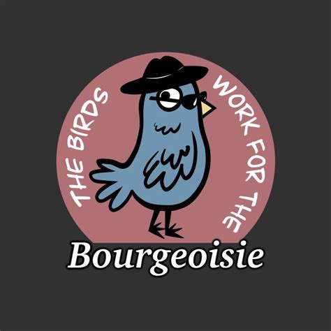 The birds work for the bourgeoisie | Mug Standard | AnitaIllustrations