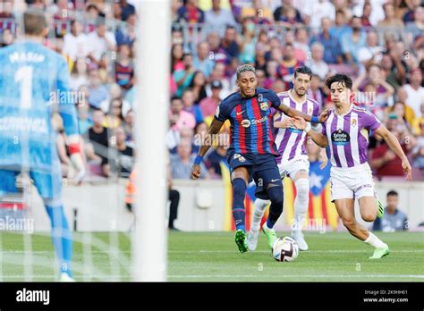 BARCELONA - AUG 28: Raphinha in action during the LaLiga match between ...