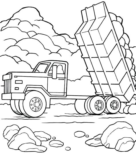 Ups Truck Coloring Pages at GetColorings.com | Free printable colorings pages to print and color