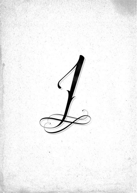 Scripted 1 | Numbers typography, Graphic poster, Vintage typography