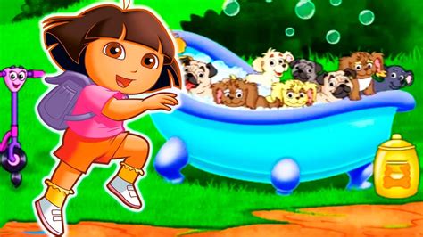 Dora the Explorer - Find Those Puppies. Games for kids. - YouTube