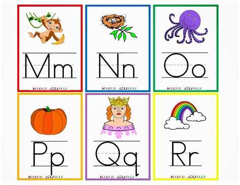 Printable Alphabet Flash Cards Kids | Images and Photos finder