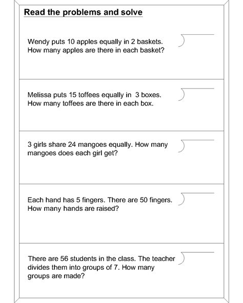 Long Division Word Problems Year 6