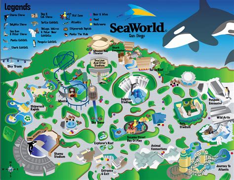 Seaworld San Diego Map 2024 - Halli Teressa