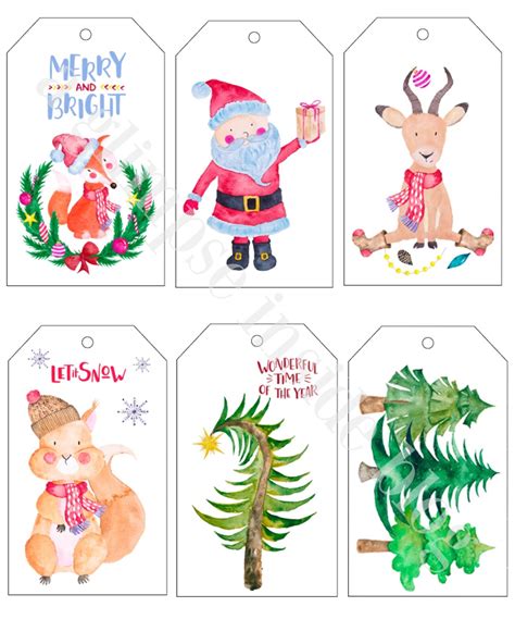 Free Printable Christmas Gift Tags