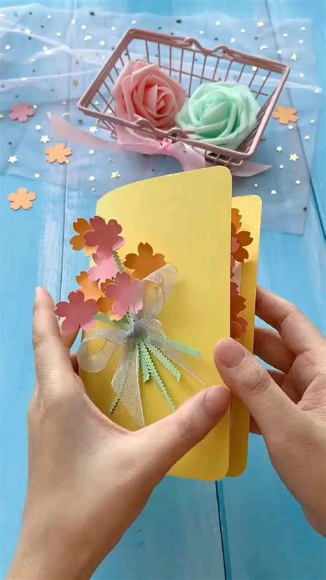 Pop up flower card – Artofit