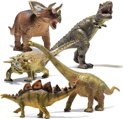 Snapklik.com : PREXTEX Jumbo Dinosaur Toys Set - 5 PCS Large, Realistic Dinosaur Toys For Kids ...