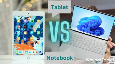 What are the Differences between a Tablet and a Notebook? - WorldofTablet