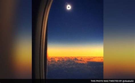 Video Shows Solar Eclipse From Alaska Airlines Flight | Aviation Blog ...
