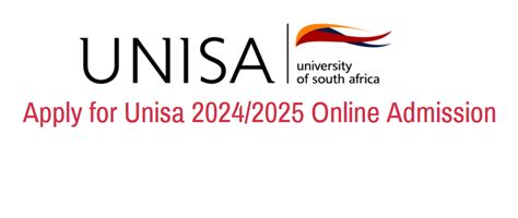 Apply For Unisa 2025/2026 Online Admission - UNISA Application 2025