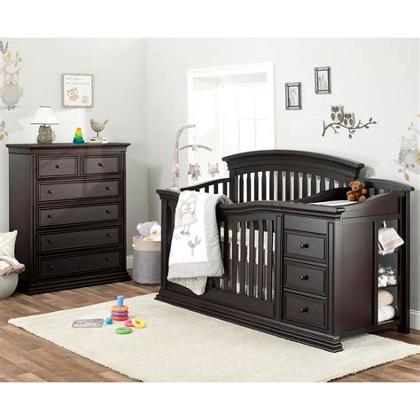 Sorelle Sedona Nursery Furniture Collection in Espresso Baby Bedroom ...