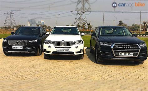 Comparison Review: Audi Q7 vs BMW X5 vs Volvo XC90 - CarandBike