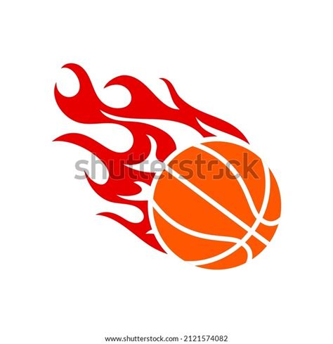 Flaming Basketball Logo Can Be Use Stock Vector (Royalty Free) 2121574082 | Shutterstock