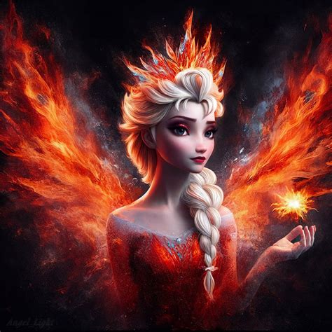 Fire Elsa by alluring-artwork on DeviantArt