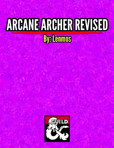 Arcane Archer Revised - Dungeon Masters Guild | Dungeon Masters Guild