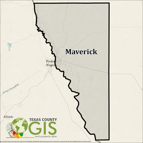 Maverick County Shapefile and Property Data - Texas County GIS Data