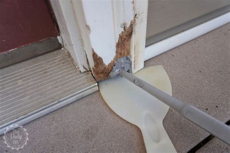 How To Fix Rotted Door Trim Easy - The Daily DIY