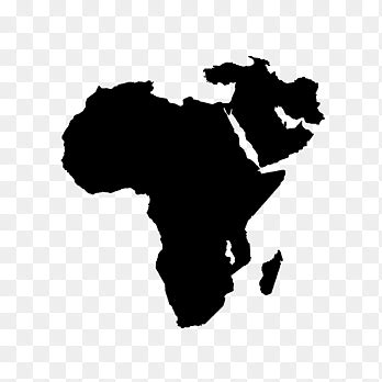 Blank Map Of Middle East And Africa